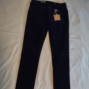 Adriano Goldschmied AG 'Stilt-Cigarette Leg' Women's Dark Navy Corduroy Jeans